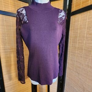 INC International Concepts Royal Purple Sweater